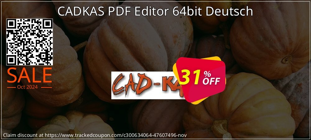 CADKAS PDF Editor 64bit Deutsch coupon on National Loyalty Day sales