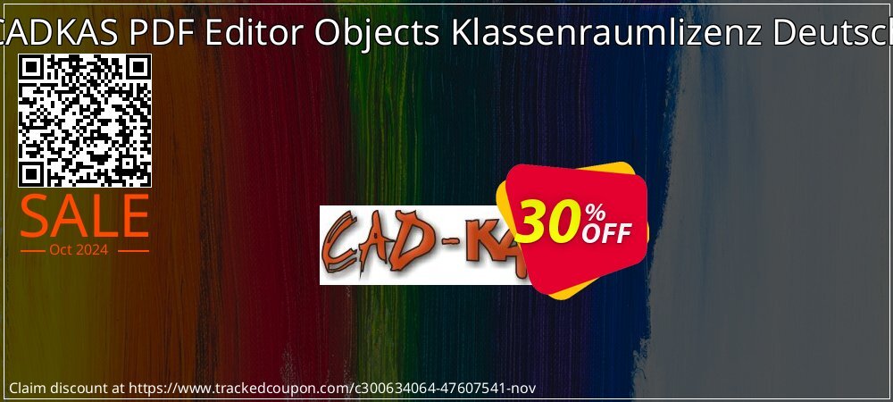 CADKAS PDF Editor Objects Klassenraumlizenz Deutsch coupon on National Loyalty Day sales