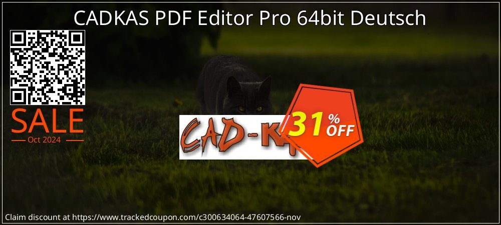 CADKAS PDF Editor Pro 64bit Deutsch coupon on National Loyalty Day discounts