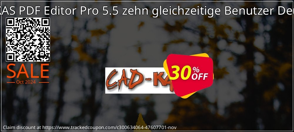 CADKAS PDF Editor Pro 5.5 zehn gleichzeitige Benutzer Deutsch coupon on National Loyalty Day discounts
