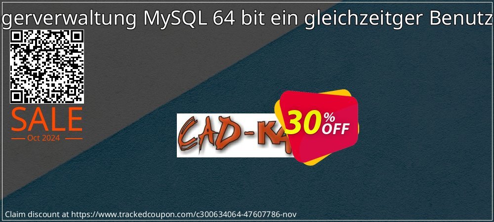 CADKAS Lagerverwaltung MySQL 64 bit ein gleichzeitger Benutzer Deutsch coupon on National Loyalty Day offer