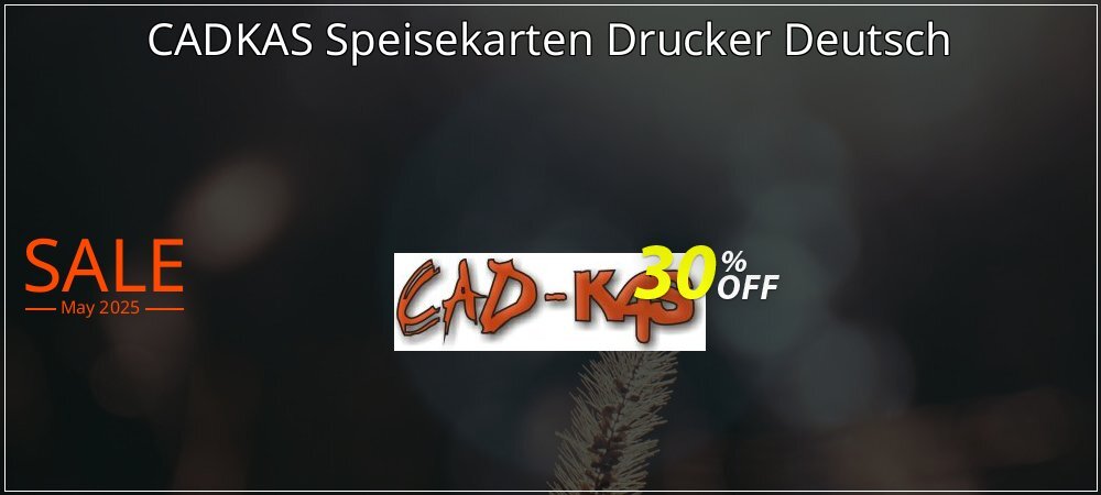 CADKAS Speisekarten Drucker Deutsch coupon on World Whisky Day super sale