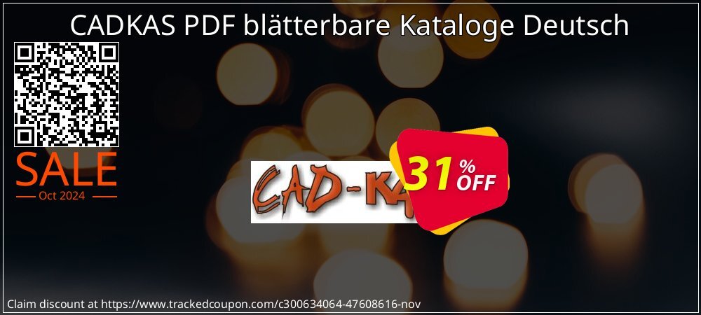 CADKAS PDF blätterbare Kataloge Deutsch coupon on National Loyalty Day offering discount