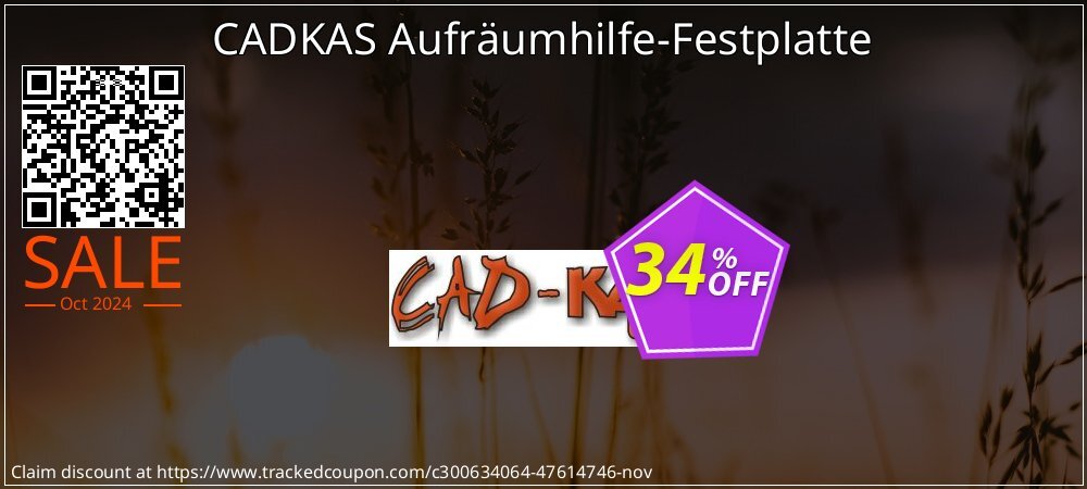 CADKAS Aufräumhilfe-Festplatte coupon on National Loyalty Day offering sales