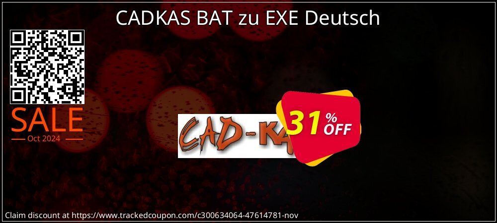 CADKAS BAT zu EXE Deutsch coupon on National Loyalty Day offering discount