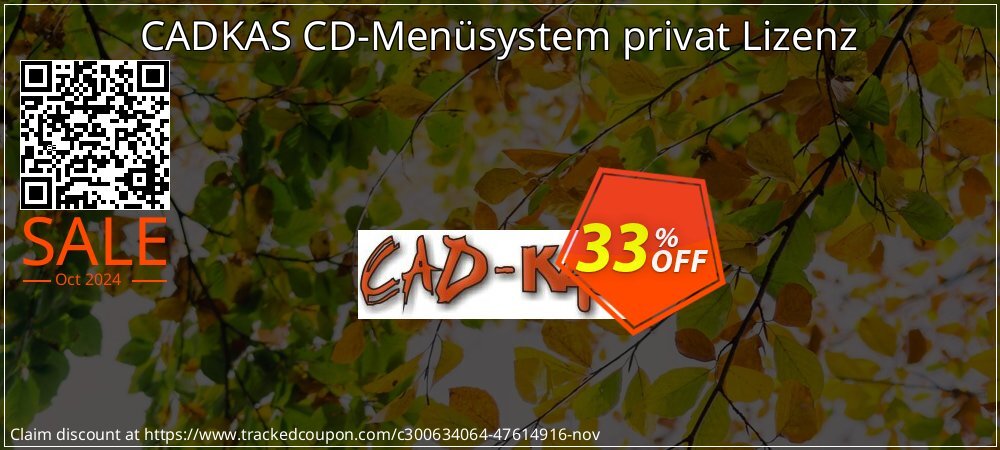 CADKAS CD-Menüsystem privat Lizenz coupon on National Loyalty Day offering discount