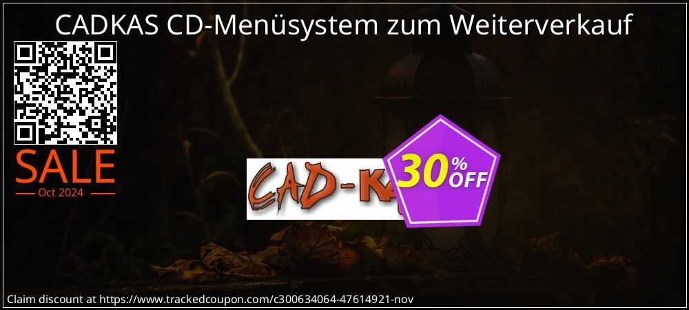 CADKAS CD-Menüsystem zum Weiterverkauf coupon on National Loyalty Day sales