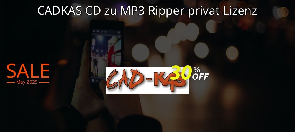 CADKAS CD zu MP3 Ripper privat Lizenz coupon on Graduation 2025 offer