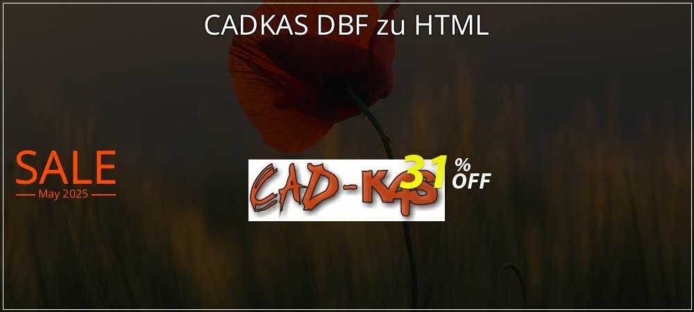 CADKAS DBF zu HTML coupon on World Whisky Day offer