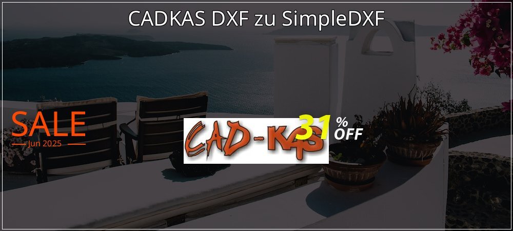 CADKAS DXF zu SimpleDXF coupon on World Milk Day sales