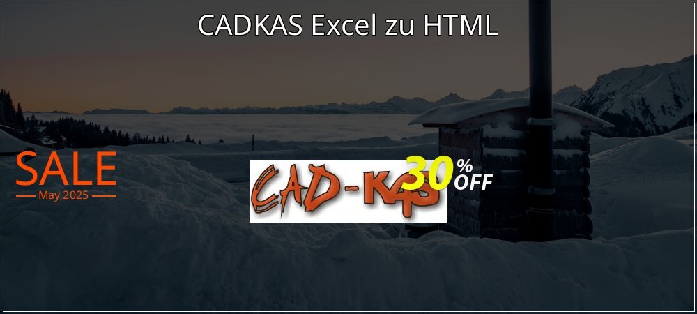 CADKAS Excel zu HTML coupon on World Whisky Day offer