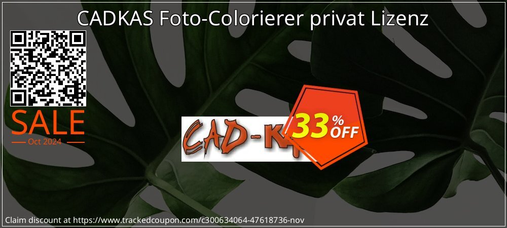 CADKAS Foto-Colorierer privat Lizenz coupon on National Loyalty Day promotions