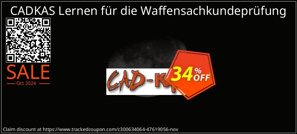 CADKAS Lernen für die Waffensachkundeprüfung coupon on National Loyalty Day offering discount