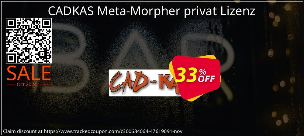 CADKAS Meta-Morpher privat Lizenz coupon on National Loyalty Day discount