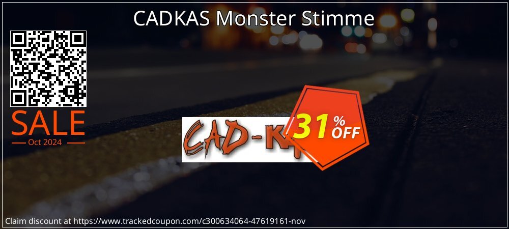 CADKAS Monster Stimme coupon on National Loyalty Day deals