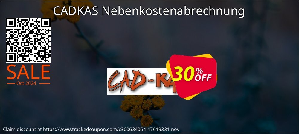 CADKAS Nebenkostenabrechnung coupon on National Loyalty Day sales