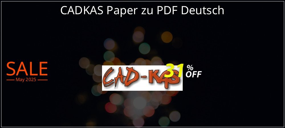 CADKAS Paper zu PDF Deutsch coupon on World Whisky Day discount