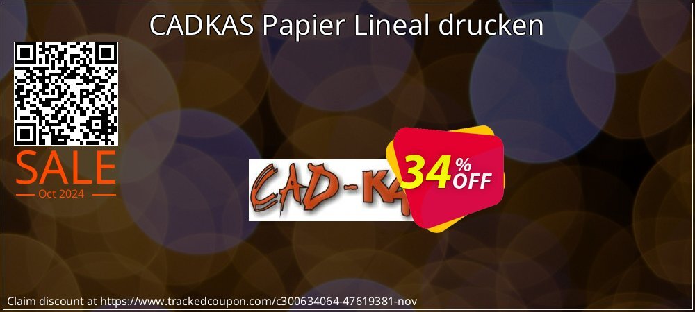 CADKAS Papier Lineal drucken coupon on National Loyalty Day offering sales