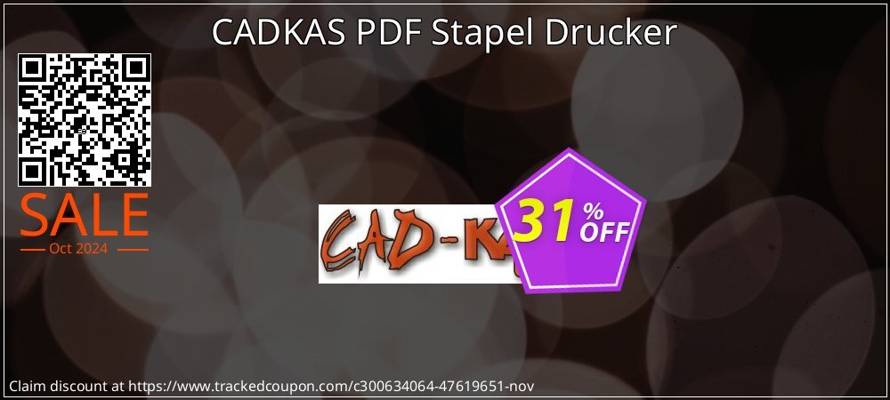 CADKAS PDF Stapel Drucker coupon on National Loyalty Day offering sales
