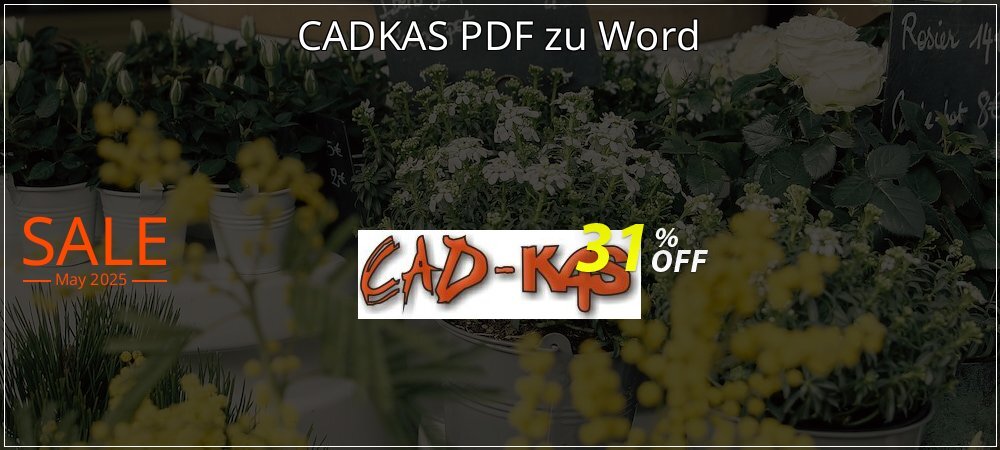 CADKAS PDF zu Word coupon on National Loyalty Day deals