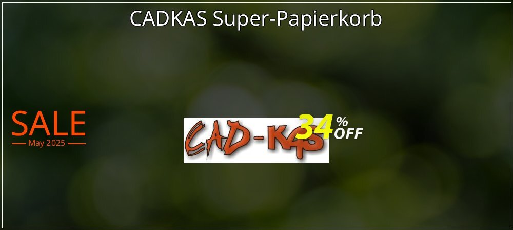 CADKAS Super-Papierkorb coupon on National Loyalty Day sales