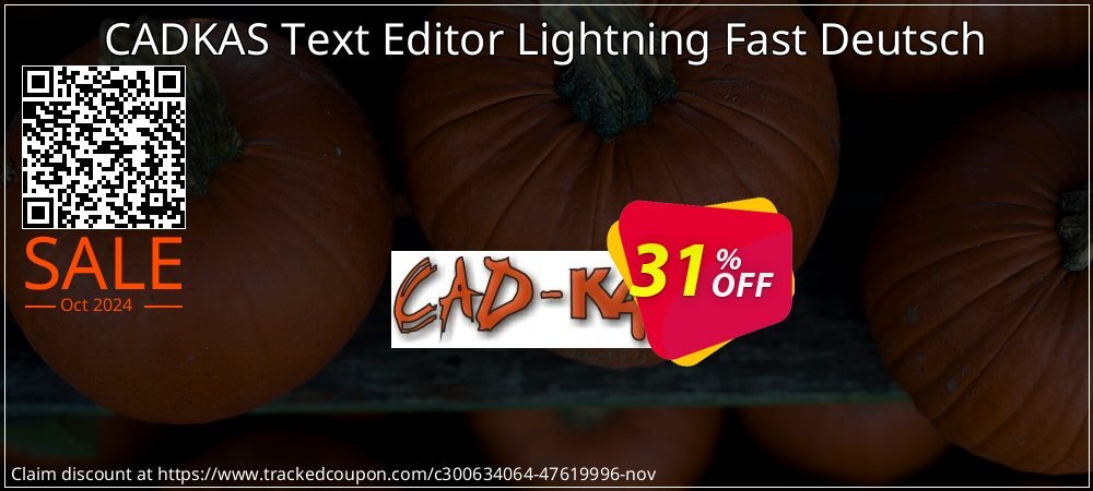 CADKAS Text Editor Lightning Fast Deutsch coupon on National Loyalty Day promotions