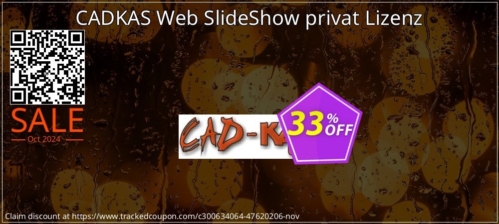 CADKAS Web SlideShow privat Lizenz coupon on National Loyalty Day offer