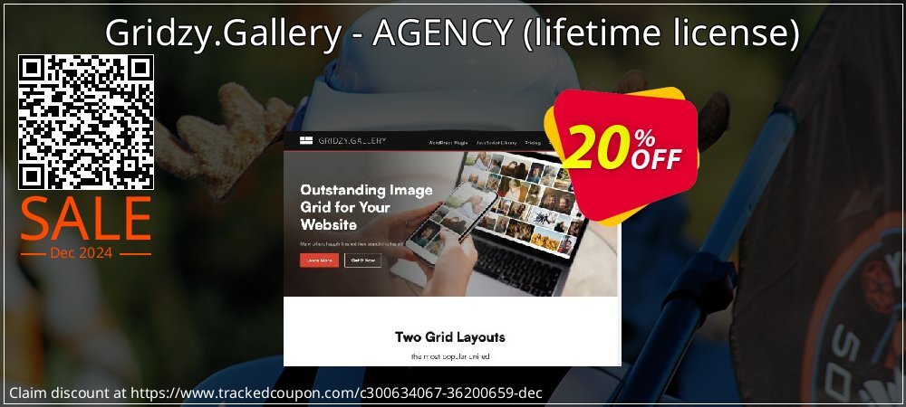 Gridzy.Gallery - AGENCY - lifetime license  coupon on World Password Day sales