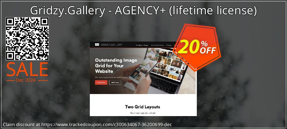 Gridzy.Gallery - AGENCY+ - lifetime license  coupon on World Password Day offering discount