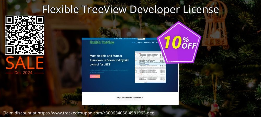Flexible TreeView Developer License coupon on National Pizza Party Day super sale