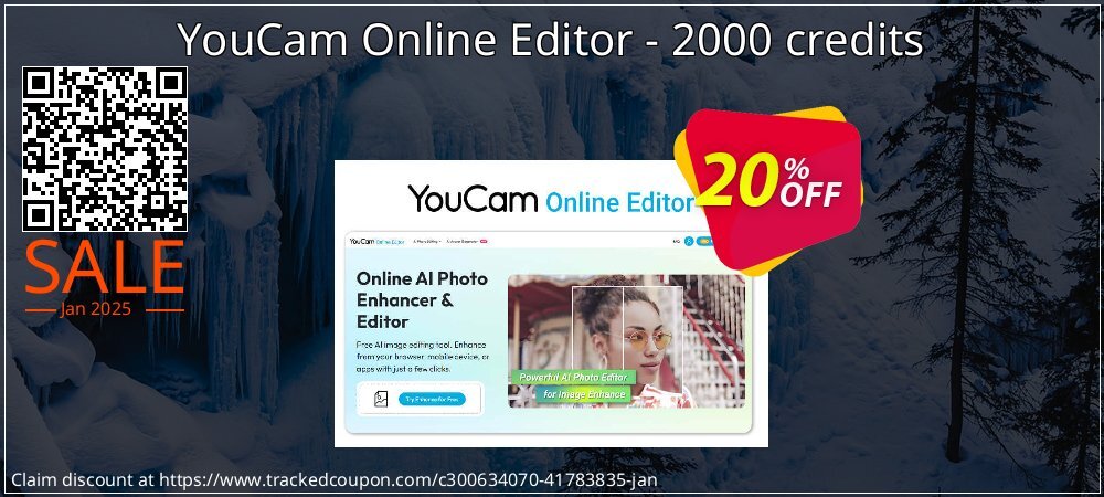YouCam Online Editor - 2000 credits coupon on Mother Day offer
