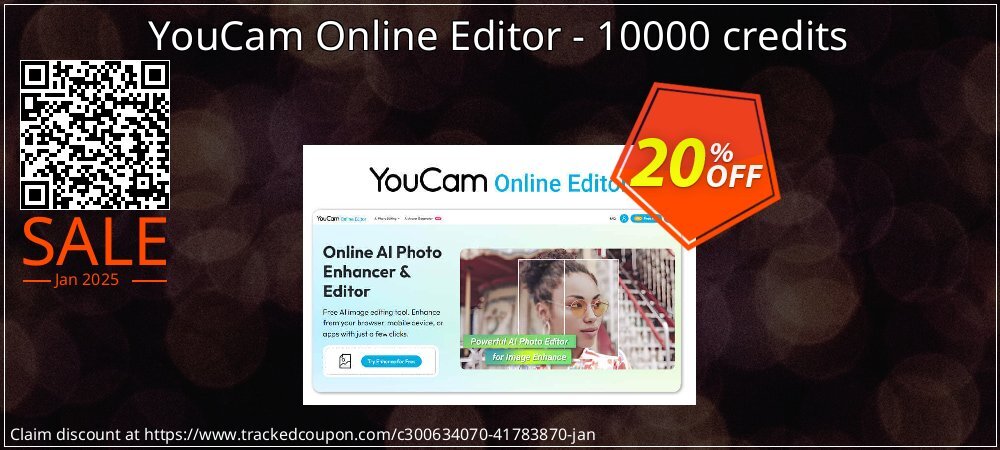 YouCam Online Editor - 10000 credits coupon on Mother Day deals