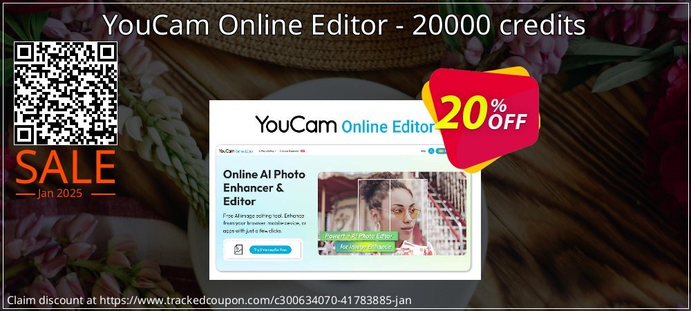 YouCam Online Editor - 20000 credits coupon on Mother Day discounts