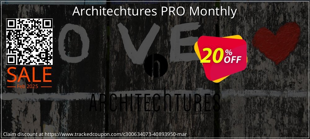 Architechtures PRO Monthly coupon on National Walking Day discount