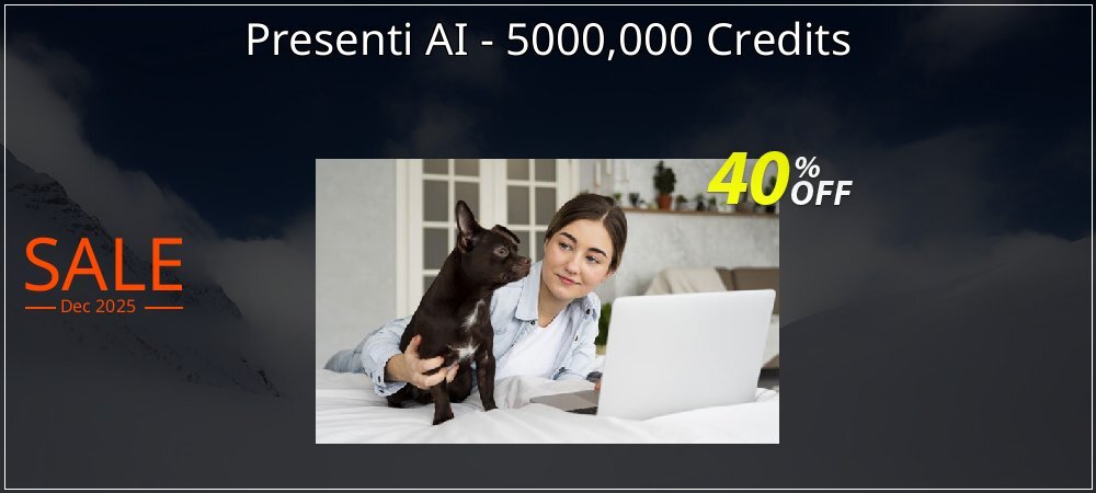 Presenti AI 5,000,000 Credits coupon on National Download Day discounts