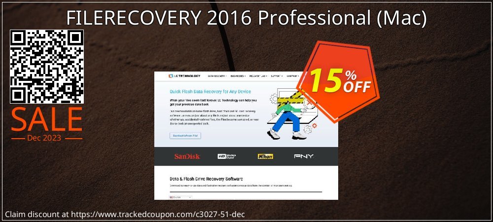 FILERECOVERY 2016 Professional - Mac  coupon on World Party Day offer