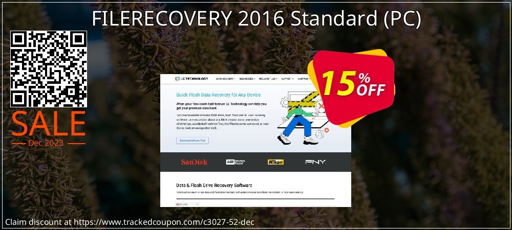 FILERECOVERY 2016 Standard - PC  coupon on April Fools' Day discount