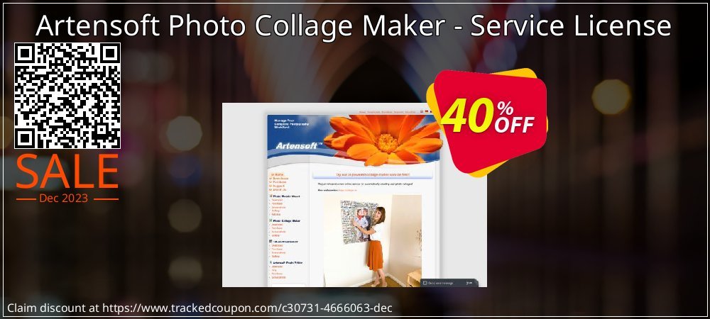 Artensoft Photo Collage Maker - Service License coupon on Mario Day deals