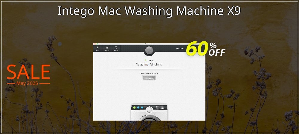 Intego Mac Washing Machine X9 coupon on National Smile Day super sale
