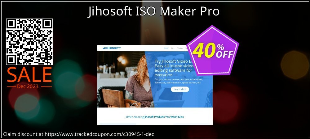 Jihosoft ISO Maker Pro coupon on World Party Day super sale