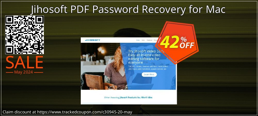 Jihosoft PDF Password Recovery for Mac coupon on Mother's Day promotions