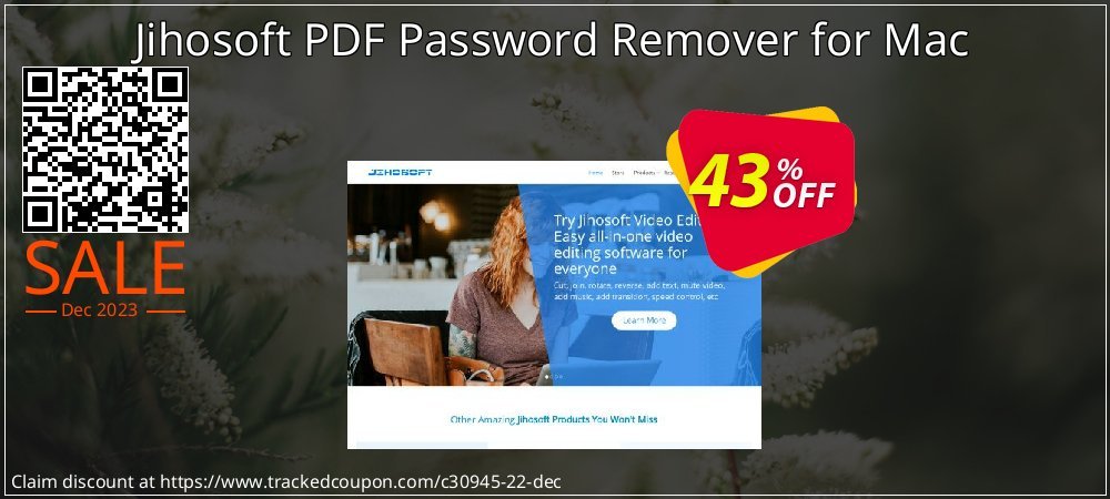 Jihosoft PDF Password Remover for Mac coupon on April Fools Day promotions