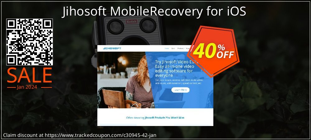 Jihosoft MobileRecovery for iOS coupon on World Bollywood Day discounts