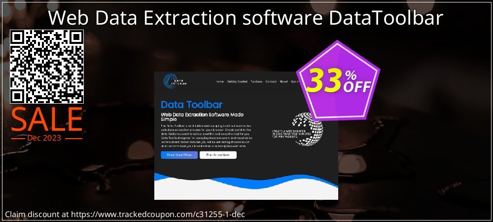 Get 30% OFF Web Data Extraction software DataToolbar offering sales