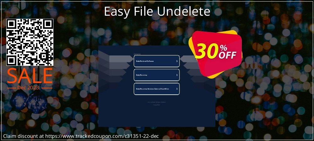 Claim 30% OFF Easy File Undelete Coupon discount April, 2020
