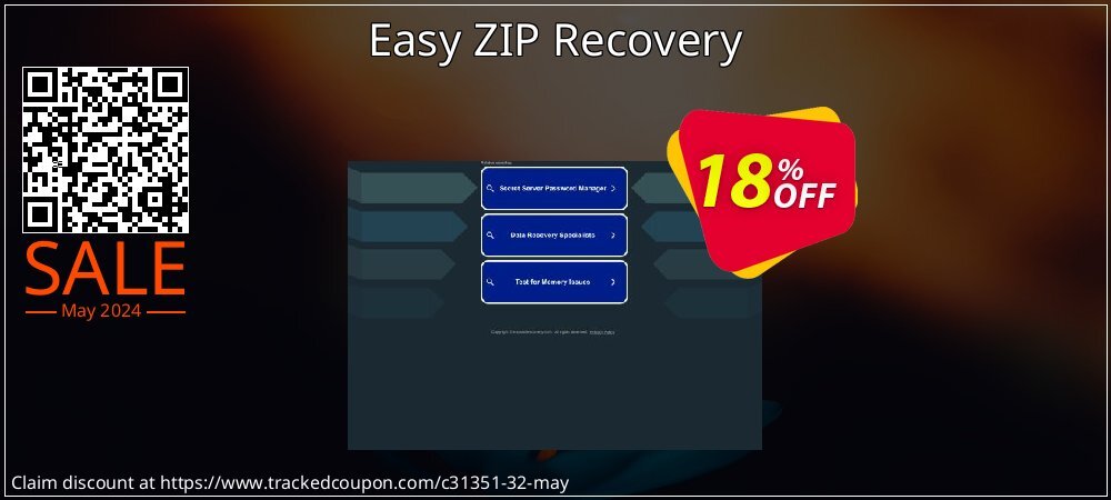 Easy ZIP Recovery coupon on National Memo Day discount
