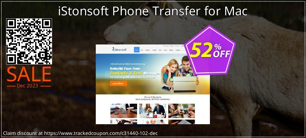 iStonsoft Phone Transfer for Mac coupon on April Fools' Day promotions