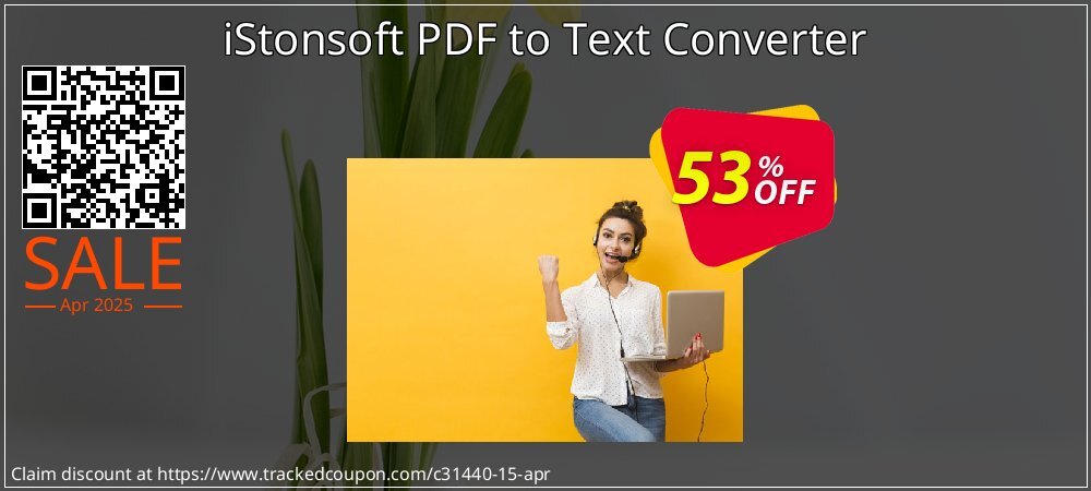 iStonsoft PDF to Text Converter coupon on National Walking Day offer