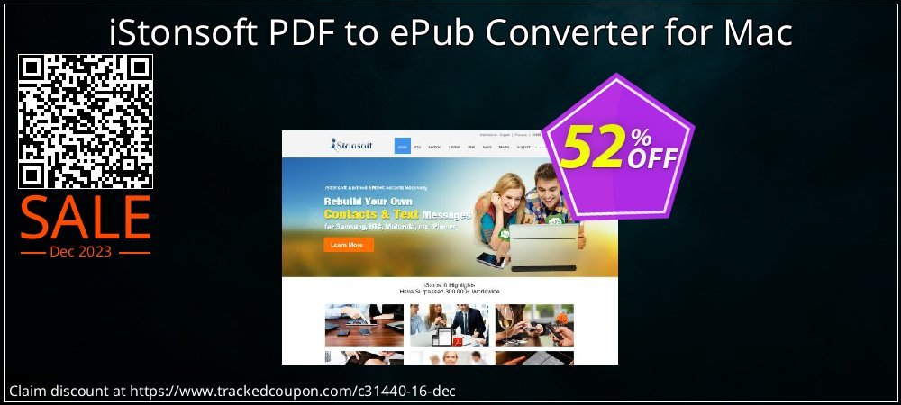 iStonsoft PDF to ePub Converter for Mac coupon on Palm Sunday offer