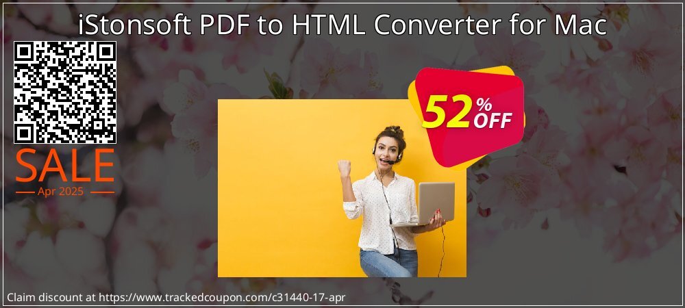 iStonsoft PDF to HTML Converter for Mac coupon on April Fools' Day offering discount